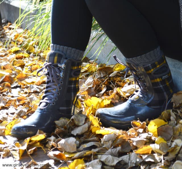 Bogs sidney lace plaid cheap rain boots