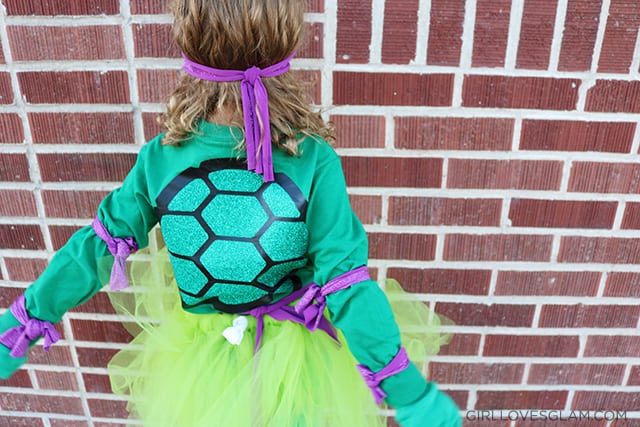 DIY No Sew Ninja Turtle Costume for Girls! - Girl Loves Glam