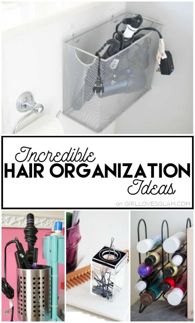 Storage Ideas for Hair Accessories, Tools, and Products