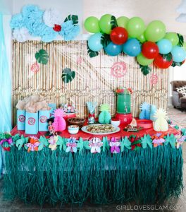 Moana Birthday Party - Girl Loves Glam