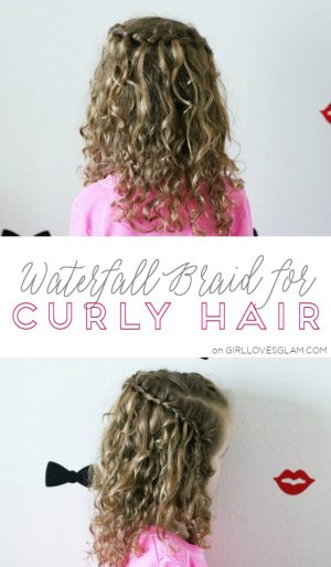 Waterfall Braid For Curly Hair - Girl Loves Glam