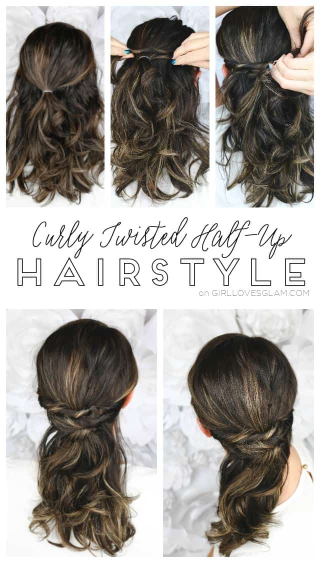 How To: Easy Twisted & Pin Curl Up-Do – Curl Keeper