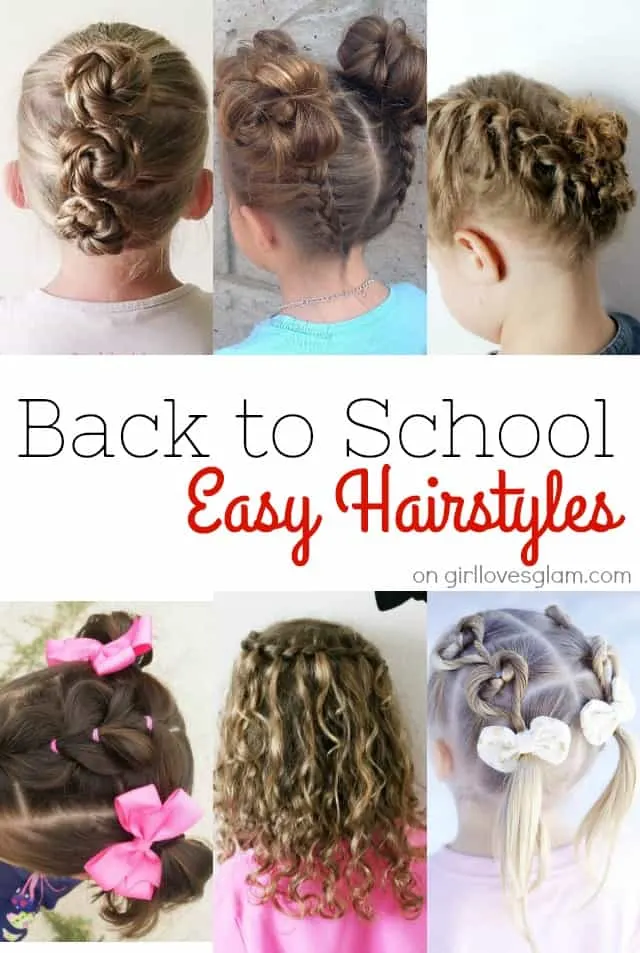 What are quick and easy hairstyles for short hair for school? - Quora