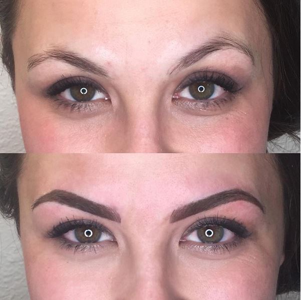 before and after eye makeup