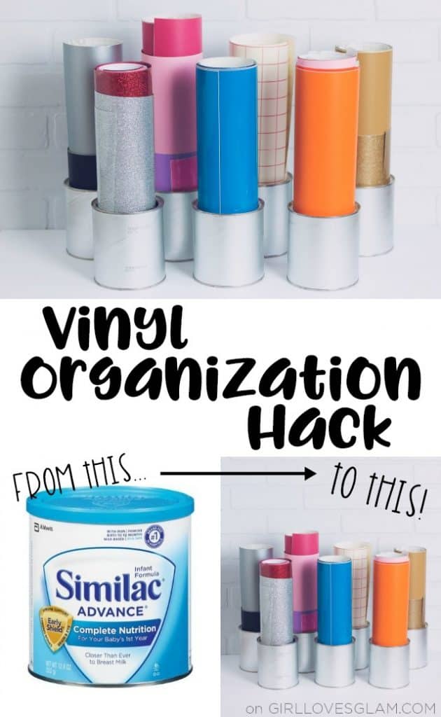 Vinyl Organization Hack - Girl Loves Glam