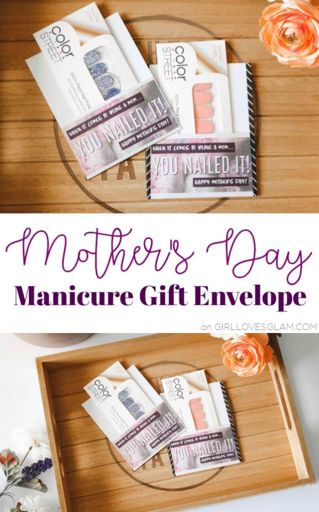 Mother's Day Manicure Gift Envelope - Girl Loves Glam