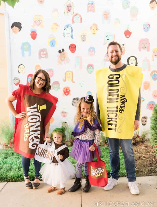 Willy Wonka Halloween Costume Family