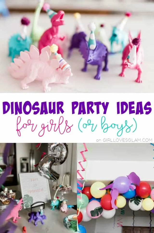 Dinosaur Party Ideas For Girls Girl Loves Glam