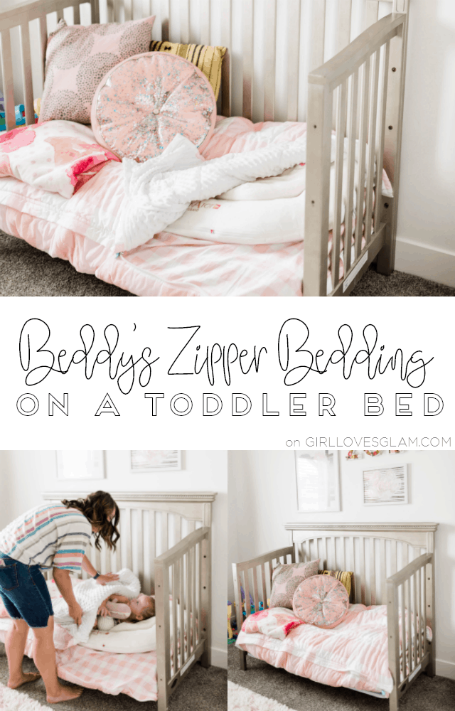 Beddy's Zipper Toddler Bedding - Girl Loves Glam