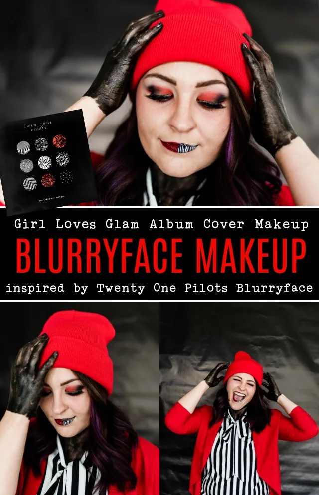 Twenty One Pilots Blurryface Makeup: Album Cover Makeup - Girl Loves Glam